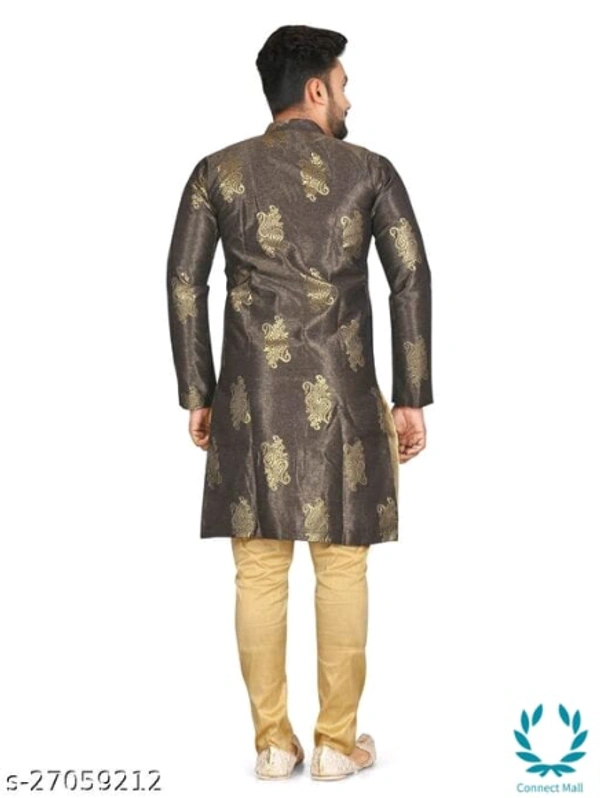 Urbane Mens Kurta Sets  - S, Top Fabric:Jacquard, Bottom Fabric: Cotton, Straigth Pajama, MultiPack :1